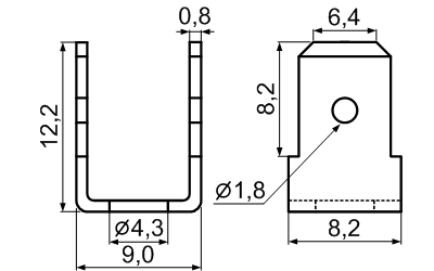 PC2L250-90,  6,35  2x90.      D.=4,3