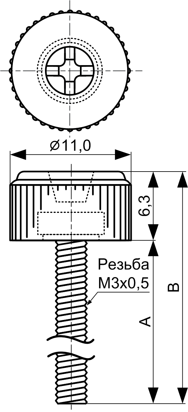  GPE3,      M3x0,5