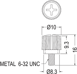 GPE632-6,      6-32UNC