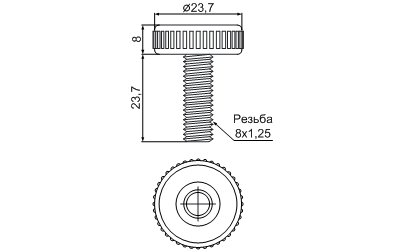 GPE8-32,      M8x1,25