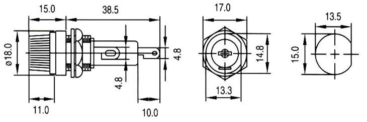 CQ-207HU,     D6,3x32 (1/4x1-1/4)