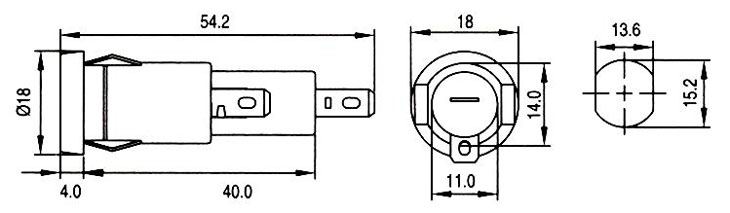 CQ-207Q,     D6,3x32 (1/4x1-1/4)