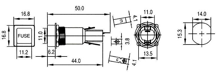 CQ-215,   5AG, 10.3x38.1,   