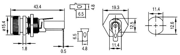 HTB-24I,     D6,3x32 (1/4x1-1/4)