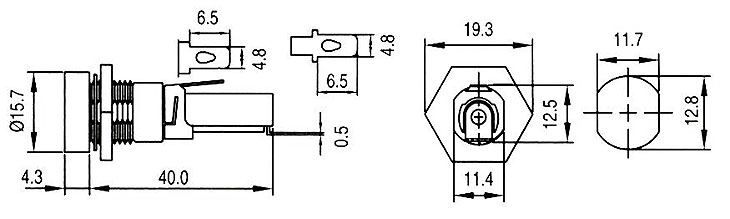 HTB-32I,     D6,3x32 (1/4x1-1/4)