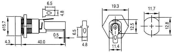 HTB-34I,    , D6,3x32 (1/4x1-1/4)