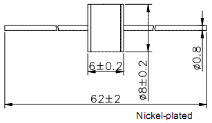 Разрядники газовые искровые мощные, 6,0*8,0 2 pole switch