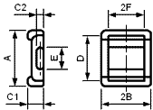 Серия EFD, EPC, Сердечники ферритовые
