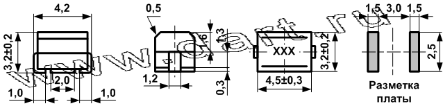 CF453232 серия проволочных литых ферритовых ЧИП дросселей