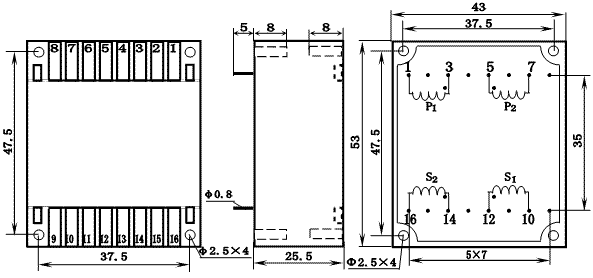 Argent Angel SL6 Model Flat PCB Soldering Power Transformers, Трансформаторы
