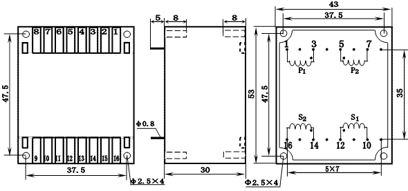 Argent Angel SL9 Model Flat PCB Soldering Power Transformers, Трансформаторы