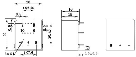 HS03-25A-NP, Hall Current Sensor, Трансформаторы