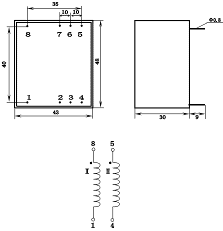 KCB Series Thyristor Triggering Transformers, (KCB-06A), Трансформаторы