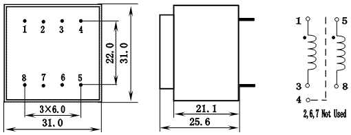 KCB Series Thyristor Triggering Transformers, (KCB2810G), Трансформаторы