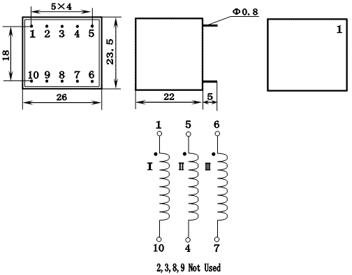 KCB Series Thyristor Triggering Transformers, (KCB419/111S), Трансформаторы