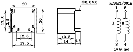 KCB Series Thyristor Triggering Transformers, (KCB421/301A), Трансформаторы