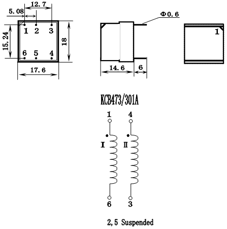 KCB Series Thyristor Triggering Transformers, (KCB473/301A) Трансформаторы