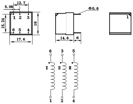 KCB Series Thyristor Triggering Transformers, (KCB473/211B), Трансформаторы
