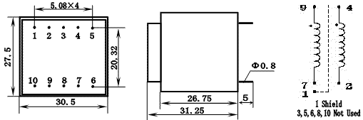 KCB Series Thyristor Triggering Transformers, (NPC450/105), Трансформаторы