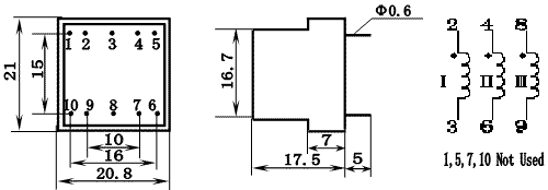 KCB Series Thyristor Triggering Transformers, (SD-112AP), Трансформаторы
