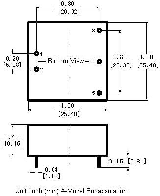 Серия FR1W, Fixed Voltage Series, Трансформаторы