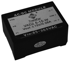 VAD2.5~30W, Double-Output Common-Ground Series, Трансформаторы