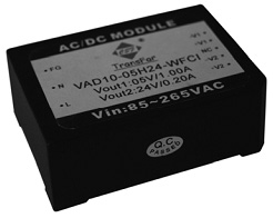 VAD5~30W, Double-Output Isolated H Series, Трансформаторы