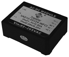 VAD5~30W, Double-Output Isolated V Series, Трансформаторы