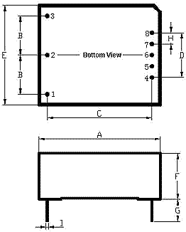 VAD5~30W, Double-Output Isolated H Series, Трансформаторы