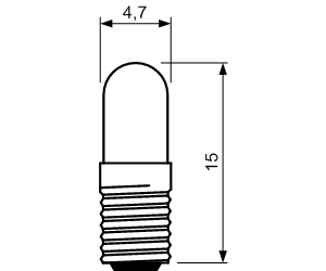 W007 - T4.7x15, 5 ,  