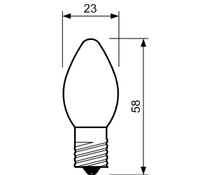 W032 - 23x58 (7), E14 ,  