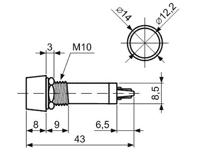 Т-804A, Индикаторные лампы