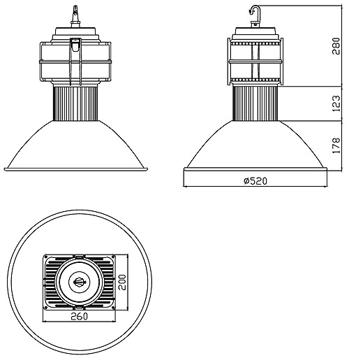 BL 2620 GK 520 Al Индустриальное освещение
