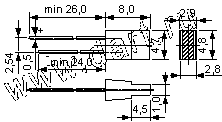 Серия RL710, Светодиоды Индикаторные Точечные Постоянного свечения Прямоугольные