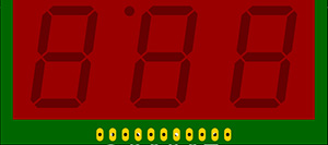Индикаторы цифровые 7-сегментные светодиодные 3-разрядные, высота символа 0.8 дюйм