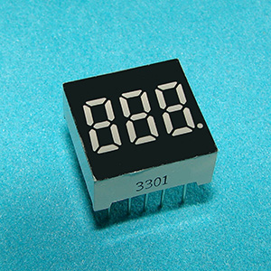 Индикаторы цифровые 7-сегментные светодиодные 3-разрядные, высота символа 0.3 дюйм