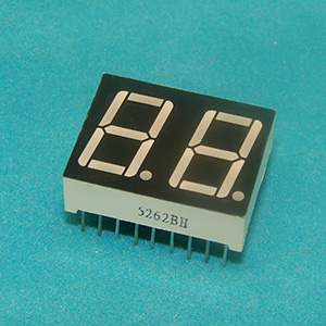Индикаторы цифровые 7-сегментные светодиодные 2-разрядные, высота символа 0.56 дюйм