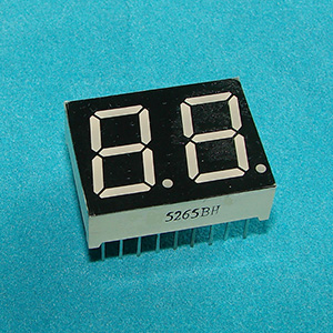 Индикаторы цифровые 7-сегментные светодиодные 2-разрядные, высота символа 0.56 дюйм