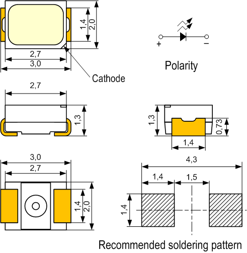 SMD PLCC 3020 TOP:    
  