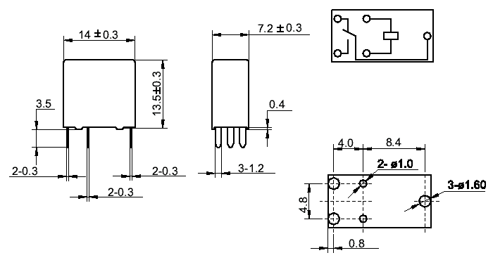 HFKA, Реле автомобильные