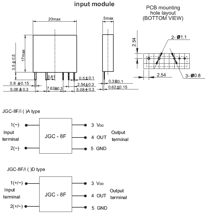 JGC-8F, Реле твердотельные