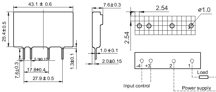 JGX-41F, Реле твердотельные