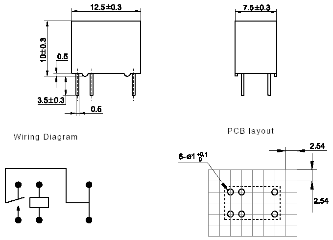 JRC-23F, сверхминиатюрные сигнальные реле, Реле телекоммуникационные
