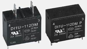 DI1U(P), Электромеханические реле (миниатюрные реле)