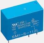 SMI - 1 POLE RELAYS, миниатюрное реле, для монтажа на PC плату, Реле электромеханические