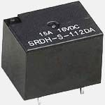 SRDH-S, сверхминиатюрное реле, для монтажа на PC плате, Реле электромеханические