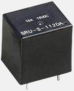SRU-A, сверхминиатюрное реле, для монтажа на PC плате, Реле электромеханические