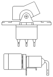 E80-R серия, Клавишные переключатели (ROCKER), Sealed Miniature Rocker and Paddle Switches