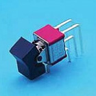 R8011L-R11-2-Q, Вертикальный угловой тип, T80-R серия, Клавишные переключатели (ROCKER), Miniature Rocker and Paddle Switches