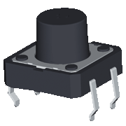 TS12H, 12x12 pin type touch, Тактовые переключатели (TACT)